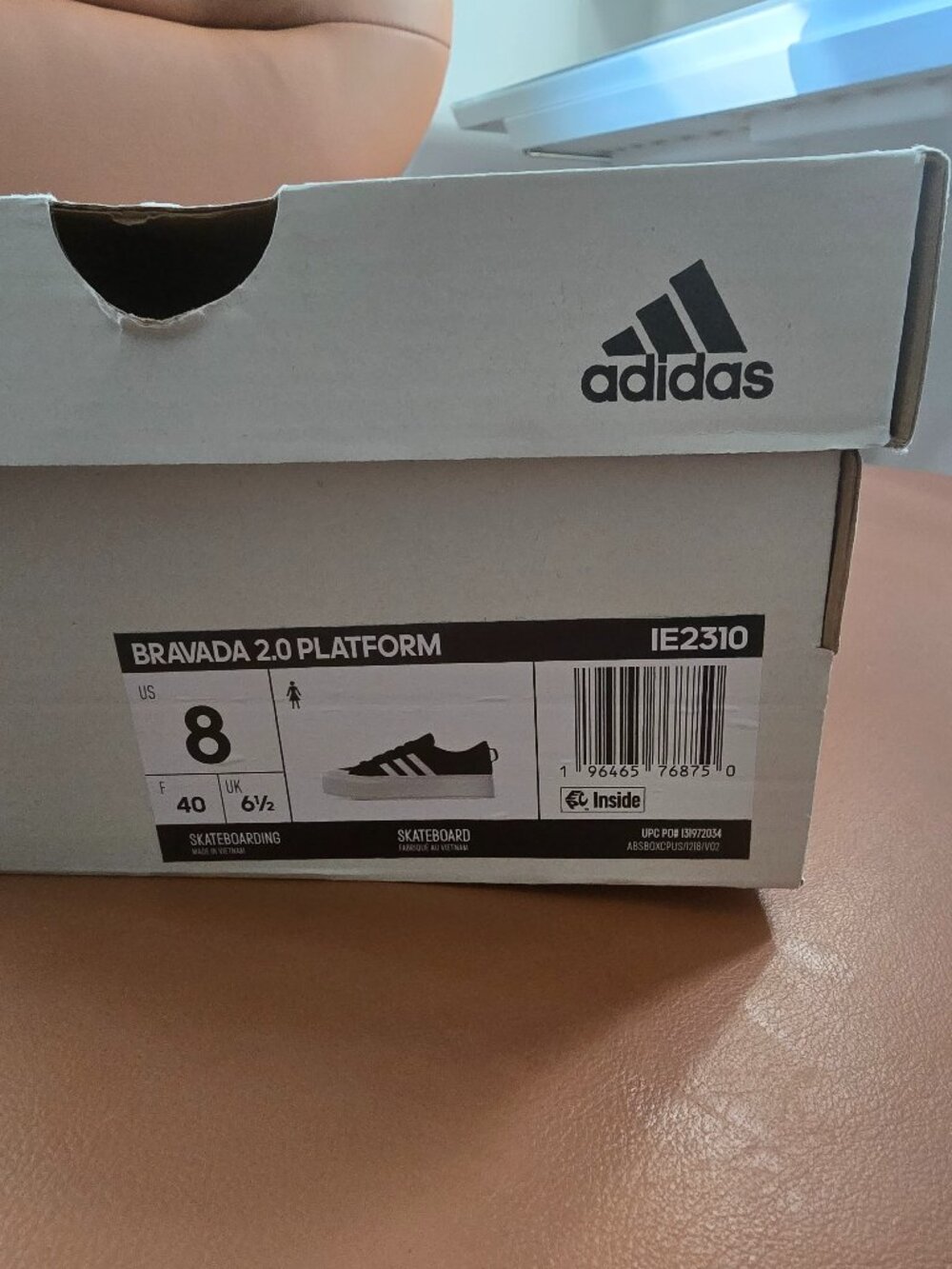 Adidas Bravada 2.0 platform sneaker Women's 8
